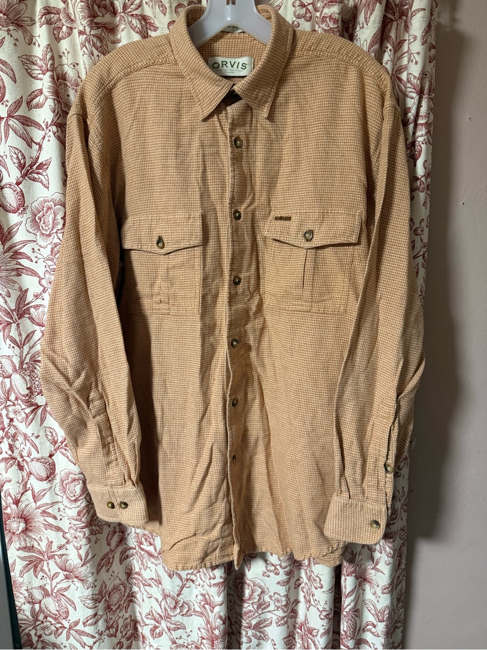 Orvis Men's Light Tan Field Shirt Jacket